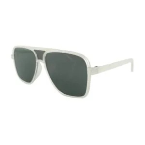 Matte White Black Full Rimmed Rectangle Assorted G-6 Sunglass – SMSG39