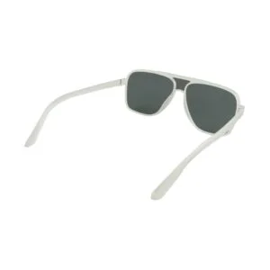 Matte White Black Full Rimmed Rectangle Assorted G-6 Sunglass – SMSG39