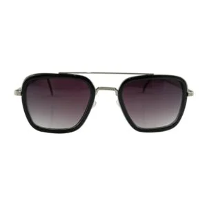 Silver Black Purple Gradient Full Rimmed Rectangle Assorted G-8 Sunglass – SMSG46