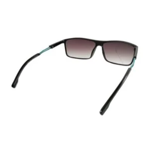 Matte Black Purple Gradient Full Rimmed Rectangle Wrap Around Assorted P8429 Sunglass – SMSG53