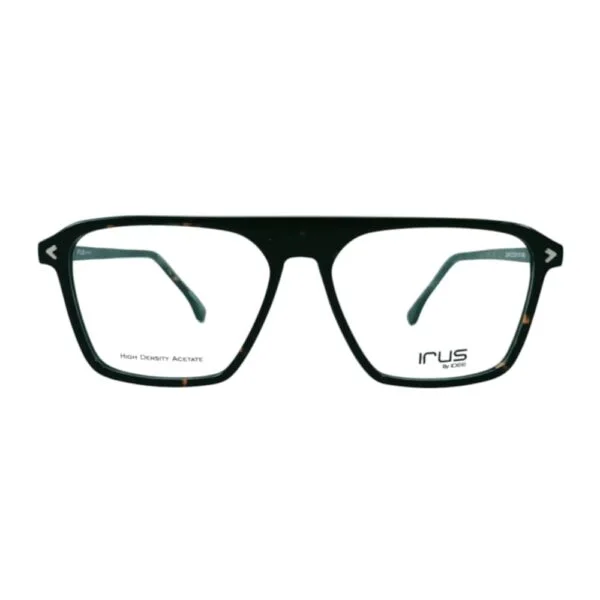 Irus Brown Rectangle Eyeglass