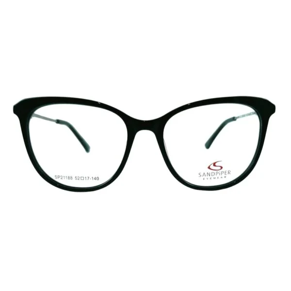 Sandpiper Black CatEye Eyeglass