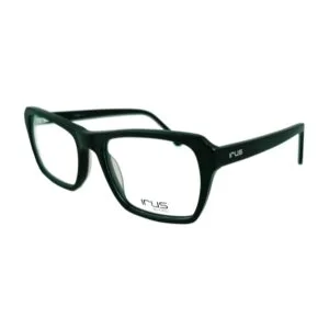 Matte Black Full Rimmed Rectangle Irus 2065 C3 Eyeglass – SMEG2